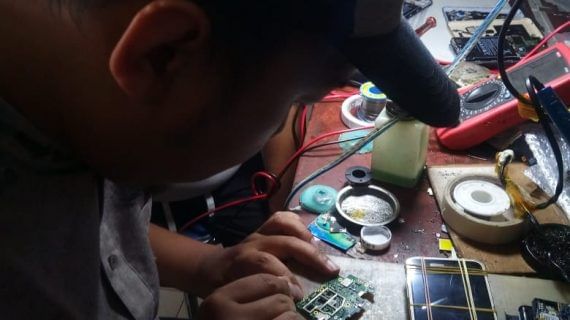 Cek Mesin Handphone yang Konslet